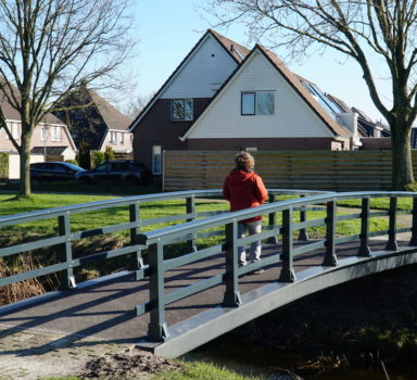 Eelde, 5 fiets- en voetgangersbruggen